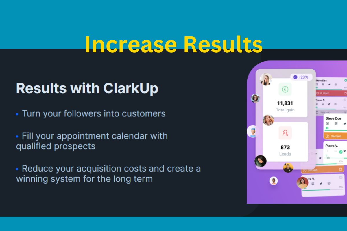 clarkup crm closer high ticket increase results